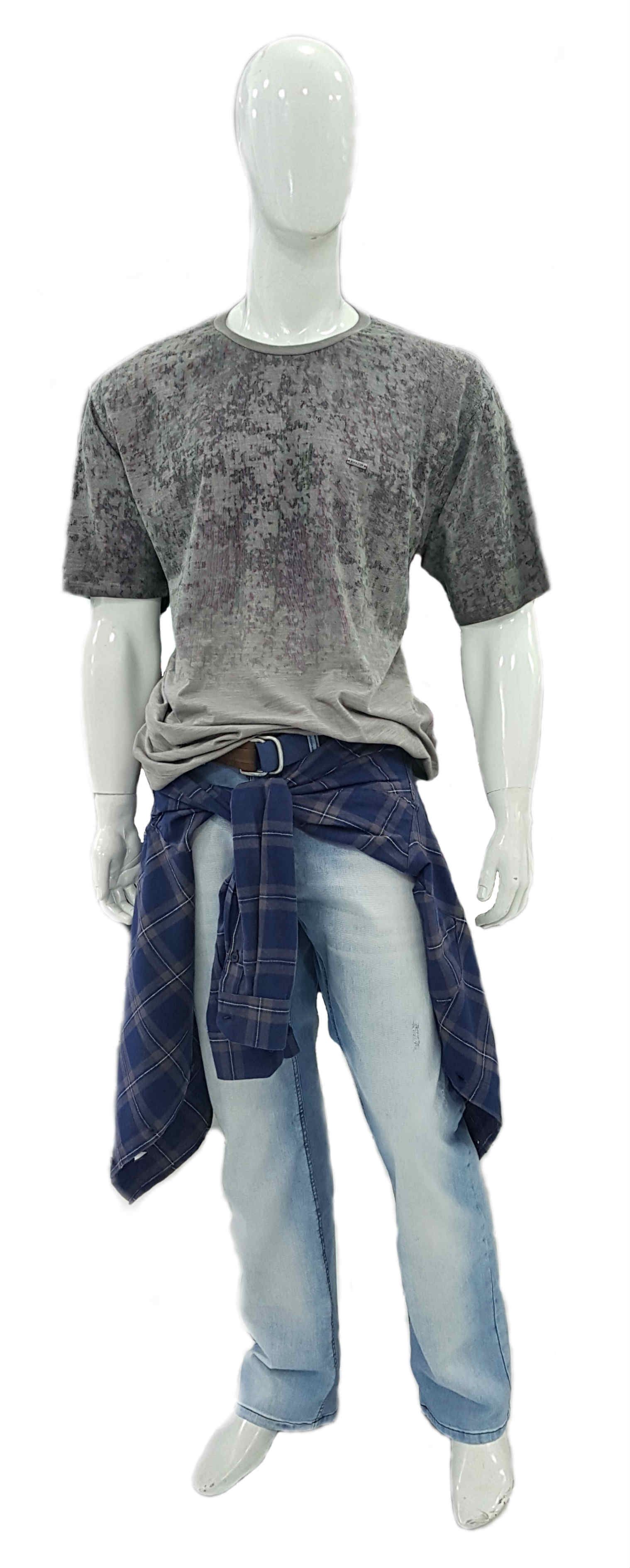 Camiseta Plus Size Ref 03064 / Calça Plus Size Jeans Ref 08889 / Camisa Plus Size Flanela Ref 02779