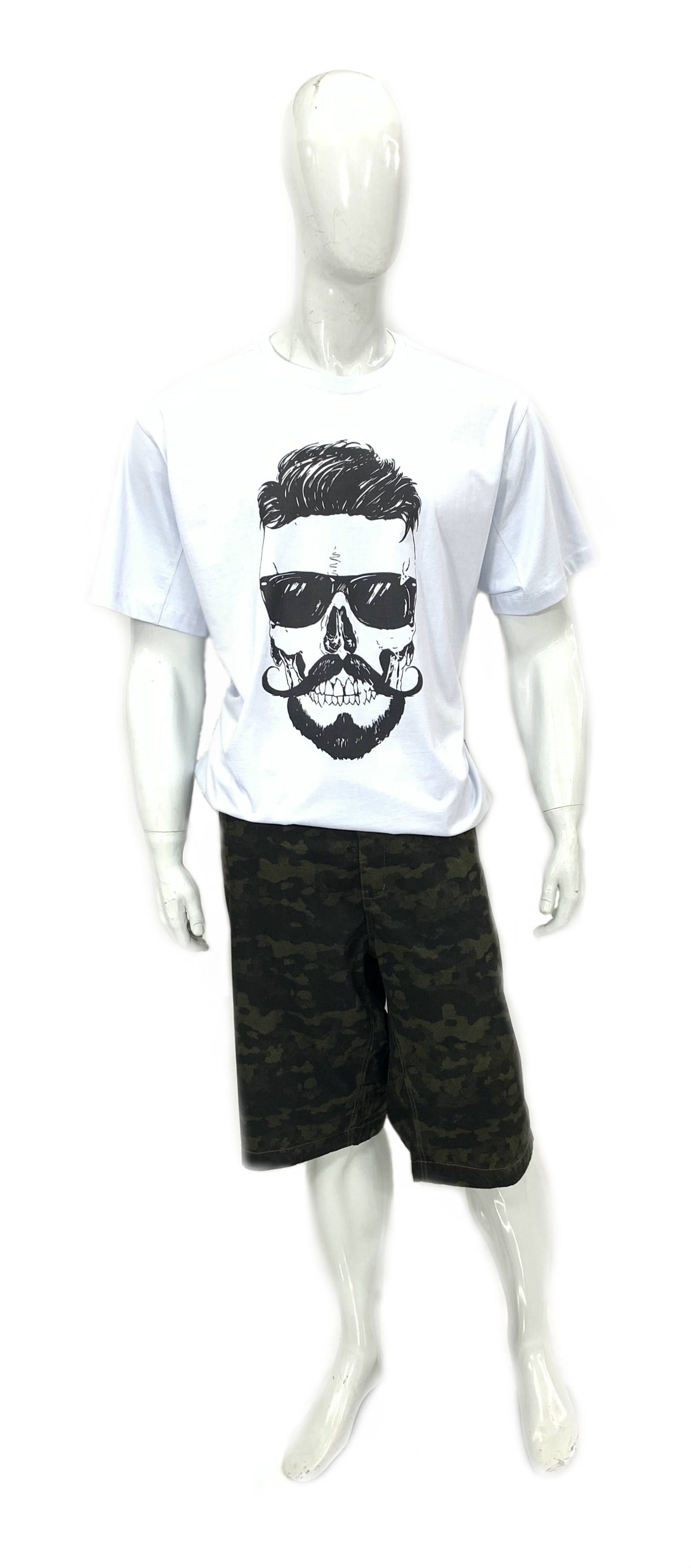 Camiseta Plus Size Ref 08888 / Bermuda Plus Size Ref 08887