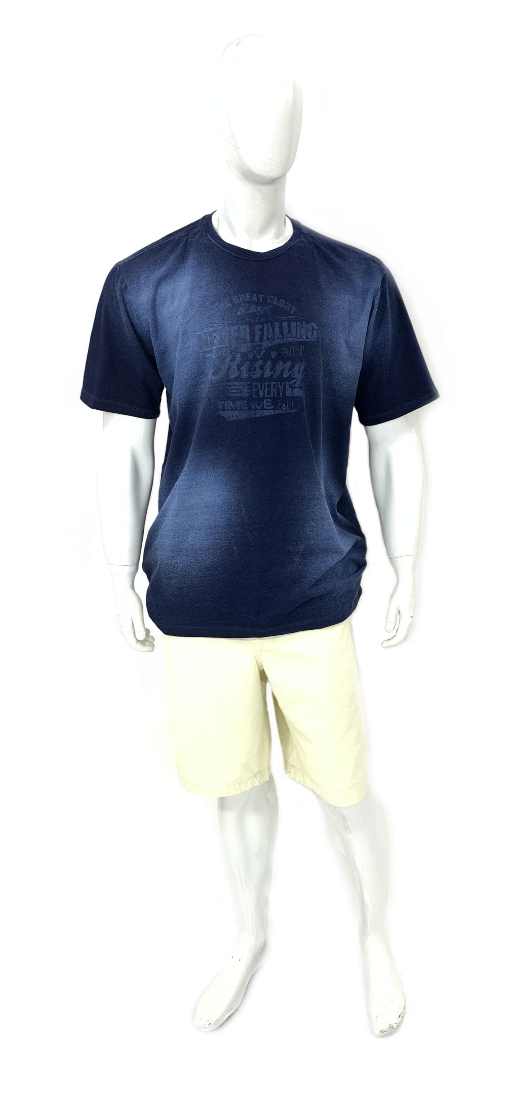 Camiseta Plus Size Ref 08888 / Bermuda Plus Size de Sarja Ref 08887