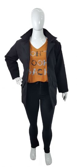 Casaco Plus Size L� Argentina Ref 03082